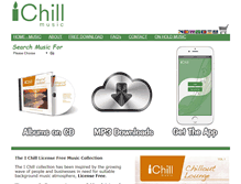 Tablet Screenshot of ichillmusic.com